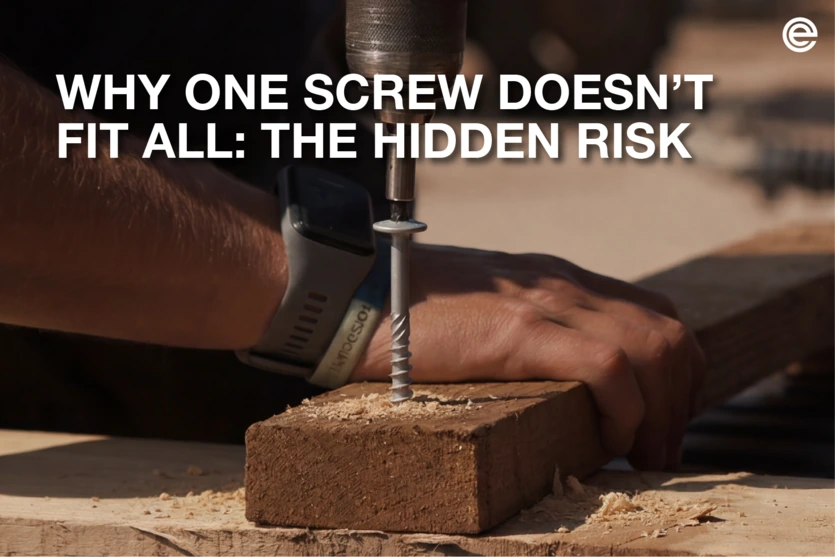 Why One Screw Doesn’t Fit All: The Hidden Risk